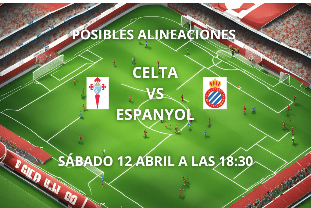 Posibles alineaciones Celta vs Espanyol
