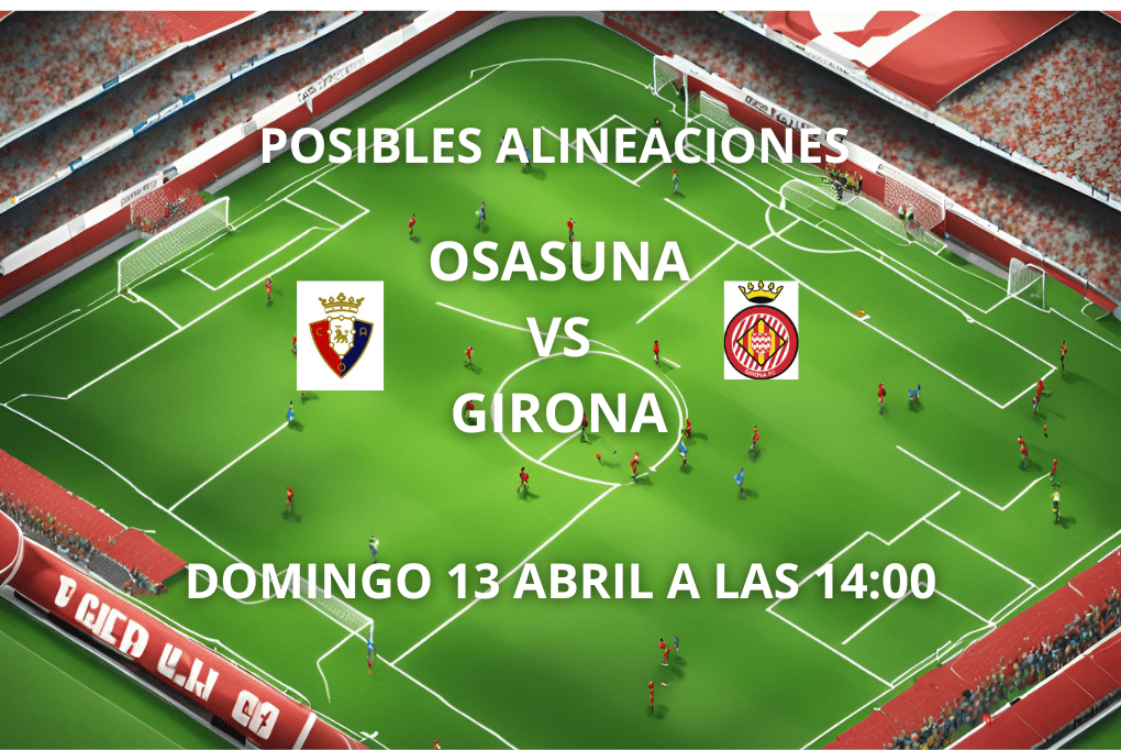 Posibles alineaciones Osasuna vs Girona